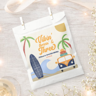 Vibin' & Drie Surven Blauw 3e verjaardagsfeest Bedankzakje