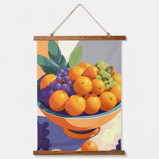Vibin’ met vitamine C Hangend Wandkleed (Voorkant)