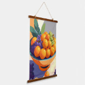 Vibin’ met vitamine C Hangend Wandkleed (Gebogen)