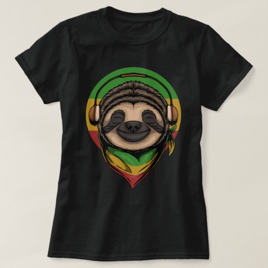 Vibing Sloth T-shirt (Design voorkant)