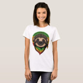 Vibing Sloth T-Shirt (Voorkant volledig)