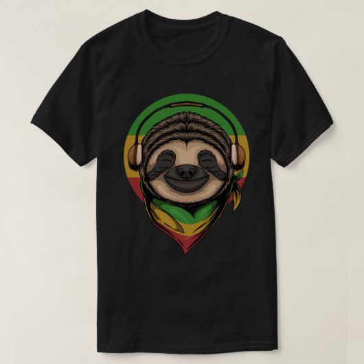 Vibing Sloth T-Shirt (Design voorkant)