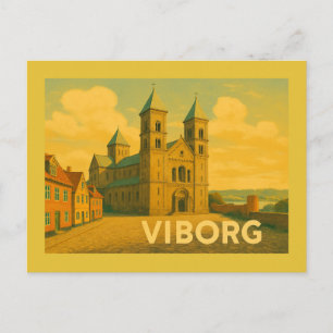 Viborg Denemarken Kathedraal Briefkaart