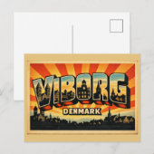 Viborg Denemarken Kathedraal Briefkaart (Voorkant / Achterkant)