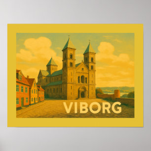 Viborg Denemarken Kathedraal Poster