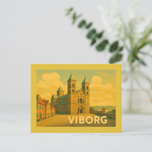 Viborg Denmark Cathedral Briefkaart (Staand voorkant)