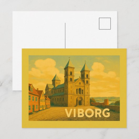 Viborg Denmark Cathedral Briefkaart (Voorkant / Achterkant)