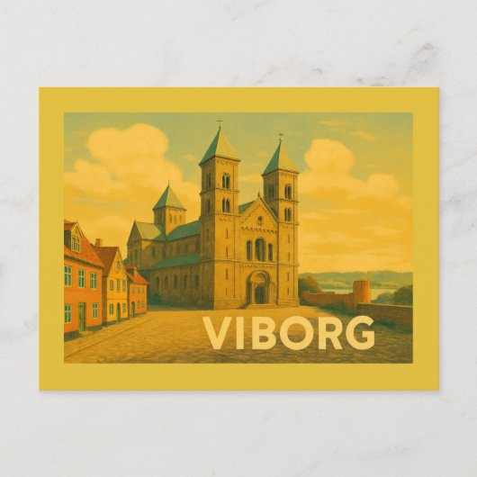 Viborg Denmark Cathedral Briefkaart (Voorkant)