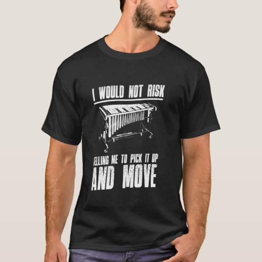Vibrafoon Marching Band Pit Instrument Vibraphoni T-shirt (Voorkant)