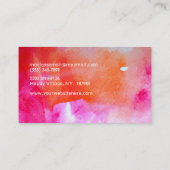 Vibrancy Waterverf Visitekaartje (Achterkant)