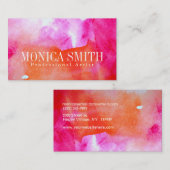 Vibrancy Waterverf Visitekaartje + (Voorkant / Achterkant)