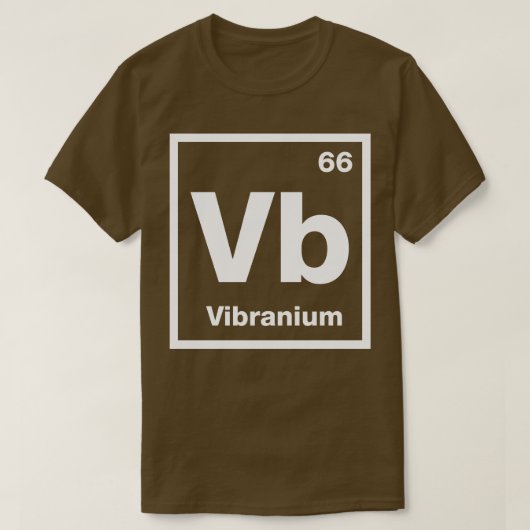Vibranium T-shirt (Design voorkant)