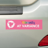 Vibranly bij variantie bumpersticker (Op auto)