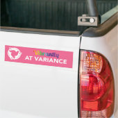 Vibranly bij variantie bumpersticker (Op Truck)