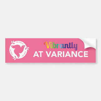 Vibranly bij variantie bumpersticker
