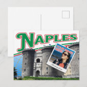 Vibranly Naples Italy photo collage Briefkaart (Voorkant / Achterkant)