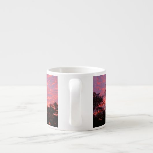 Vibranly Pink Sunrise Espresso Kop (Achterkant)