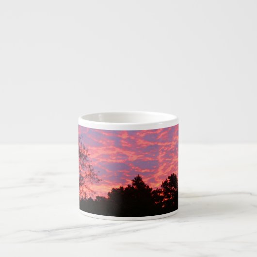 Vibranly Pink Sunrise Espresso Kop (Voorkant)