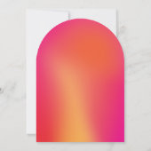 Vibrant 16e verjaardag uitnodiging Sjabloon (Achterkant)