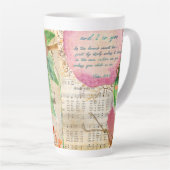 Vibrant Abide in Me Fruitful Faith Art Journal Latte Mok (Rechterhoek)