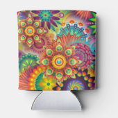 Vibrant Abstract Blikjeskoeler (Achterkant)