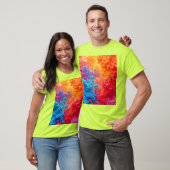 Vibrant Abstract Cloud Hues T-shirt (Unisex)