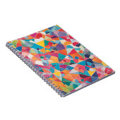 Vibrant Abstract Design Notitieboek - het beste ca (Rechterzijde)