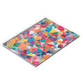 Vibrant Abstract Design Notitieboek - het beste ca (Linkerzijde)