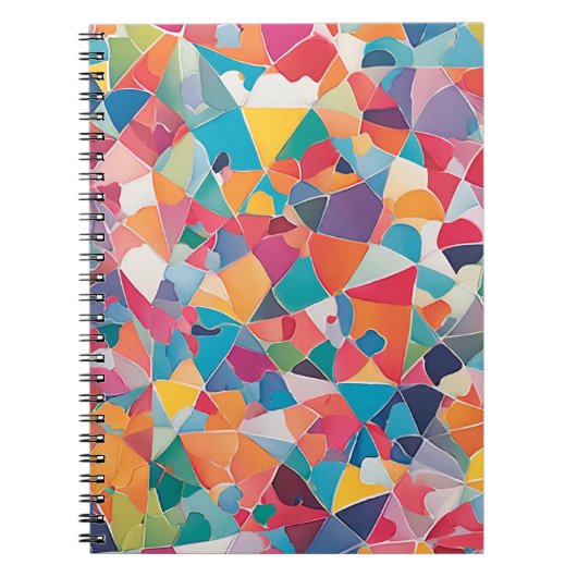 Vibrant Abstract Design Notitieboek - het beste ca (Voorkant)