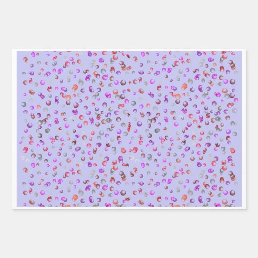 Vibrant Abstract Floral Botanical Wrapping Paper (Voorkant)