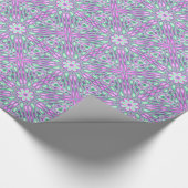 Vibrant Abstract Floral Cadeaupapier (Hoek)
