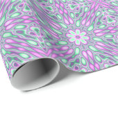 Vibrant Abstract Floral Cadeaupapier (Rol Hoek)