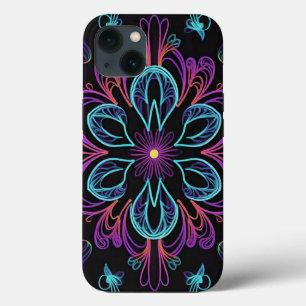 Vibrant Abstract Floral Case-Mate iPhone Case