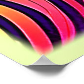 Vibrant Abstract Floral Poster (Hoek)