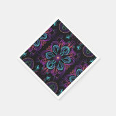 Vibrant Abstract Floral Servet (Hoek)