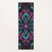 Vibrant Abstract Floral Yogamat (Voorkant)