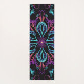 Vibrant Abstract Floral Yogamat (Achterkant)