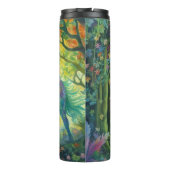 Vibrant Abstract Horse Forest Wonder Thermosbeker (Achterkant)