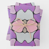 Vibrant Abstract Inpakpapier Vel (In situ)