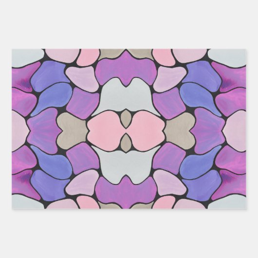 Vibrant Abstract Inpakpapier Vel (Voorkant)