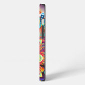 Vibrant Abstract iPhone Hoesje (Linkerkant)