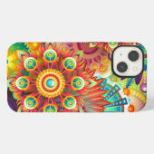 Vibrant Abstract iPhone Hoesje (Achterkant horizontaal)