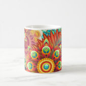 Vibrant Abstract Koffiemok (Center)