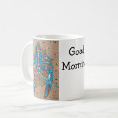 Vibrant Abstract Lobster Mug Koffiemok (Voorkant links)