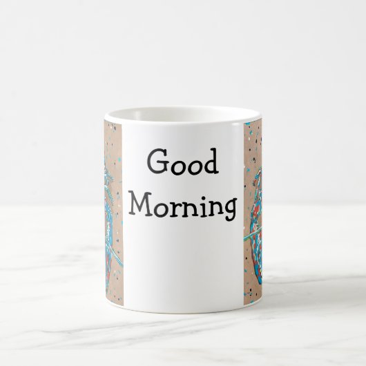 Vibrant Abstract Lobster Mug Koffiemok (Center)