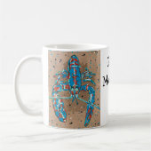 Vibrant Abstract Lobster Mug Koffiemok (Links)