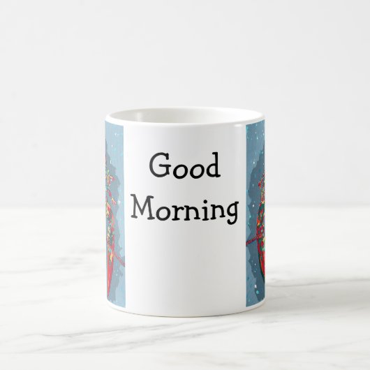 Vibrant Abstract Lobster Mug Koffiemok (Center)