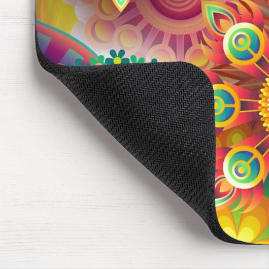 Vibrant Abstract Muismat (Hoek)