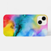 Vibrant Abstract Multicolor Modern Art Phone Case iPhone Hoesje (Achterkant horizontaal)
