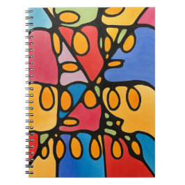 Vibrant Abstract Notitieboek